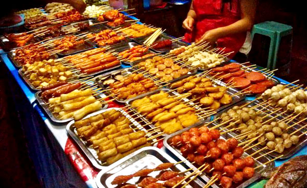 món ăn đường phố của người Myanmar